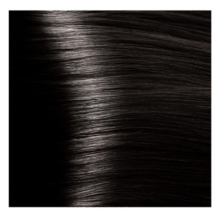 Kapous hair cream with hyaluronic acid, 3.00 dark brown intensive, 100 ml