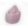 Mear-pear chair, size 90x70 cm, pink color, velor