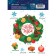 Sticking with a luminous layer "New Year's Wreath", 10.5 x 14.8 cm, New Year