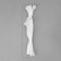 Lightning secret, No. 3, non -proceeding, castle machine, 30 cm, white color