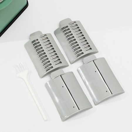 Multifunctional kitchen combine "Lasi", 4 nozzles, brush, green color-6