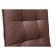 Zero eco-leather chair, brown 36-36
