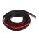 Highlighting strip of windshield, 18 mm, length 1.7 m, self -adhesive