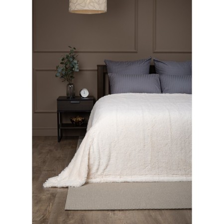 Buenas noches blanket, size 220x240 cm, champagne color