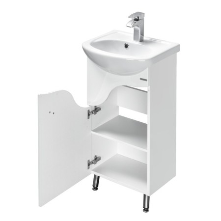 Tumbling under the Aquaton sink Hummingbird 45 left white 1a065201KO01L-1
