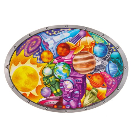Puzzle "Flight into space"-1