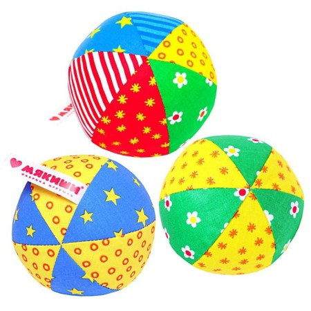 Developing soft rattle "Rainbow Ball", Mix color-2