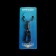 Cartage keychain, clamp, dark chrome