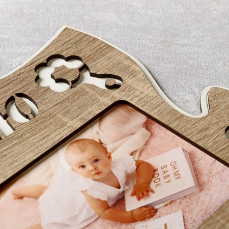 Photo frame Pazle HDF "I play" of 4 fragments 25x25 cm-3