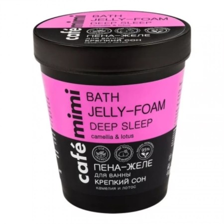 Foam-yel ​​for the bath Café Mimi "Strong Dream", 220 ml