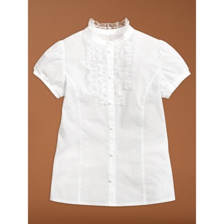 Blouse for girls, height 158 ​​cm, white color