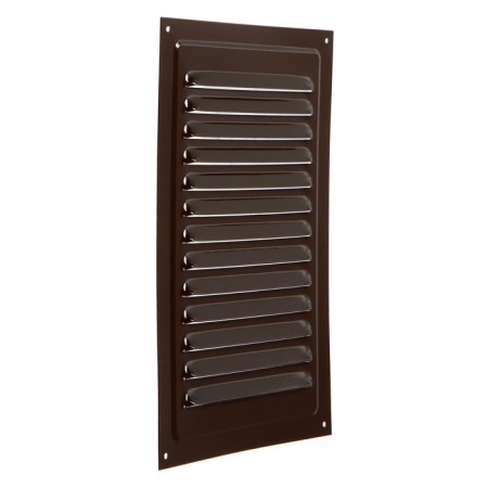 Ventilation grate Zein Lux, 200 x 300 mm, without a grid, metal, brown-4