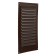 Ventilation grate Zein Lux, 200 x 300 mm, without a grid, metal, brown