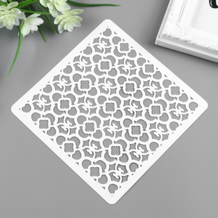 Plastic stencil "pattern" 15x15 cm-1