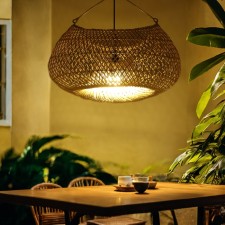 Ceiling Lamp from Rakharyo rattan, 1 × 120 W, E27, 43 × 34 × 25 cm