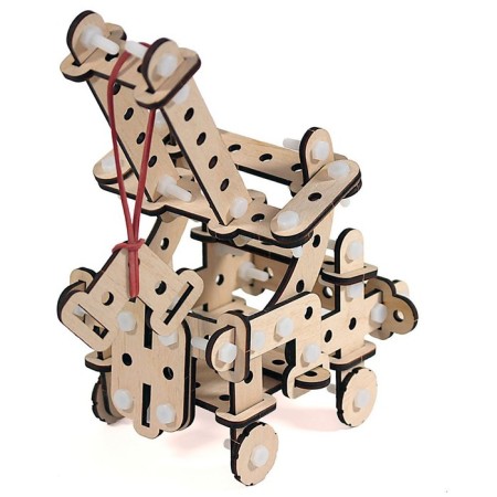 Developing game "Wooden Designer. Lift crane "-2