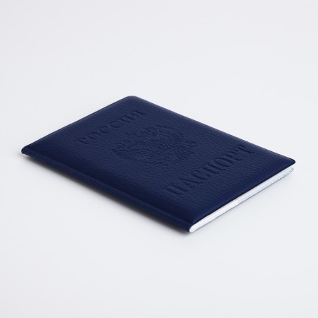 Cover for passport, blue color-2