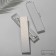 Gift box for a bracelet/chain/clock, “Styganaya”, 21 × 4, white color