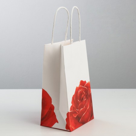 Package gift craft, packaging, "with love", 12 x 21 x 9 cm-1