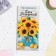 The envelope for the money "A wonderful birthday!" Sunflowers, 16.5 x 8 cm