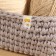 Tag with the "Block" button, 5 × 1.5 cm, 10 pcs, white/gold color