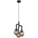 Suspended Grozde 3xe27 40W, size 35x35x48.5-150 cm, black color is black