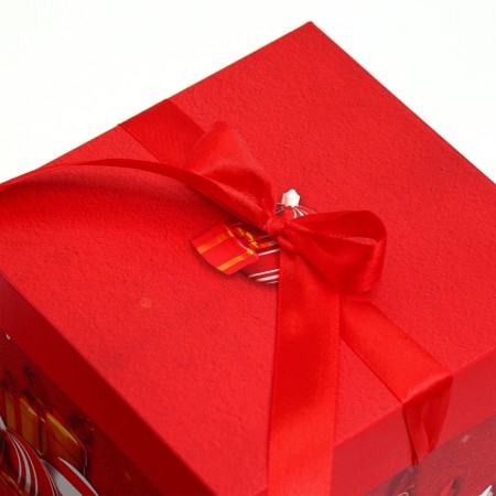 New Year. Box gift New Year's folding "toys" 15x15x15 cm.-2