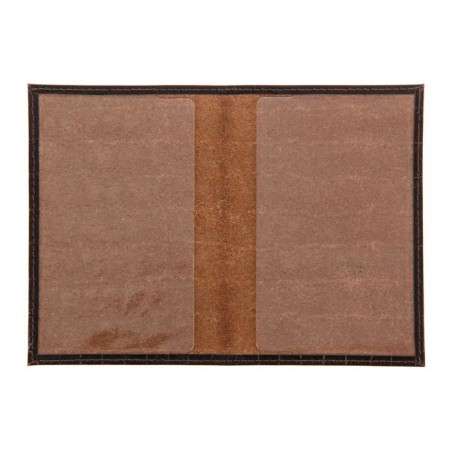 Passport cover, brown color-1