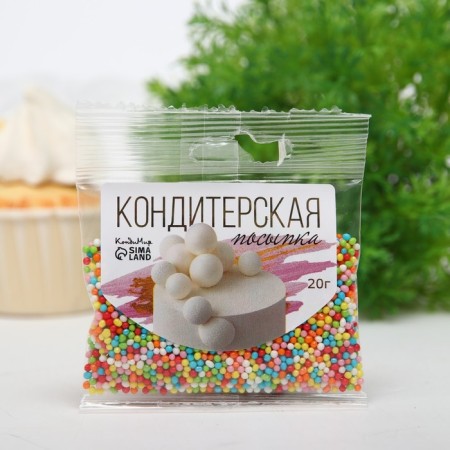 Sprinking confectionery "beads" mix, 20 g-1