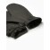Men's mittens with a folding top with a horseman, khaki color