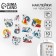 Stickers on the suitcase "Follow the dream", 10 pcs