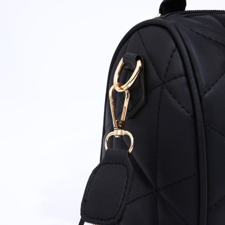 Women's bag with lightning, black color-4