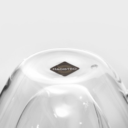 Glass mug with double walls Magistro "Heart", 250 ml-5