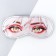 Nori sleep mask, 19.3 x 9.5 cm, beige color