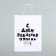 Gift package with jokes, Kupsik craft, white, 24 x 10.5 x 32 cm, 1 pcs