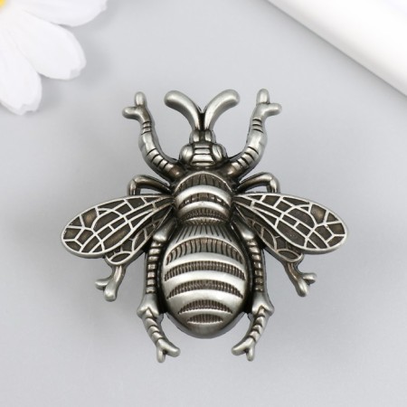 Pen for the casket Metal "Bee" aged silver 5.6x5.9x2.9 cm