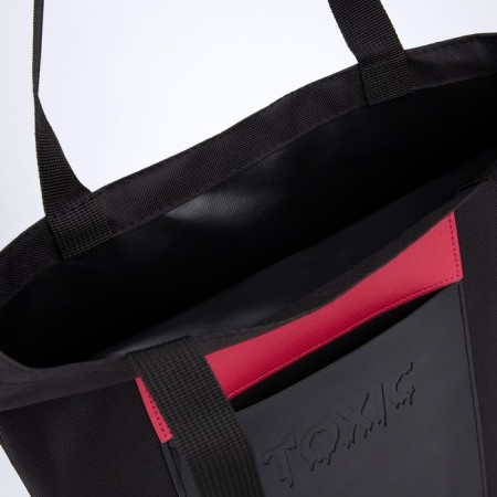 Shoper with TOXIC pocket, black, 40 x 35 cm-6