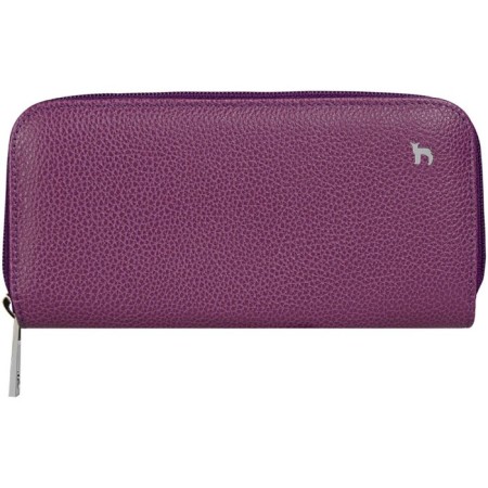 Lightning wallet, department for bills/maps (4)/coins, purple color 19x10.5x2.5cm