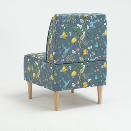 Armchair "Ado" Micreelur lemons, gray-2