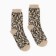 Women's socks minku "python" Beige/black color, rr 38-39 (25 cm)