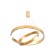 LED LED suspension Ambrella Light, Linetech, FL5885, LED, 45 W, 3600LUM, 3000-6400K, Color Gold