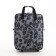 Road bag on wheels, lightning department, 3 outer pockets, long belt, black/white color