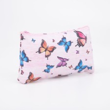 Lightning cosmetic bag, light pink color