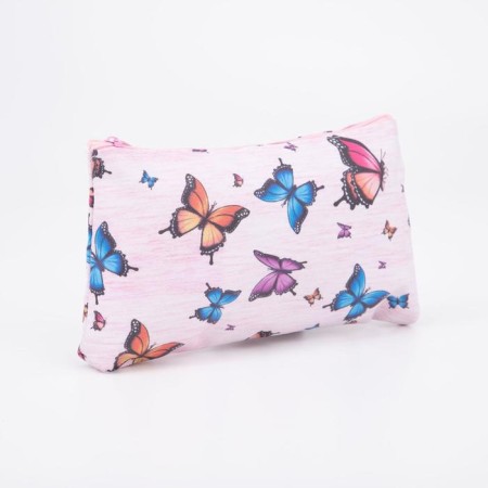 Lightning cosmetic bag, light pink color