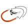 Kitchen mixer Zein Z2114, single -leaf, flexible surge, 40 mm cartridge, orange/chrome