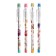 Sectional pencil "Assorted", blackographic with an eraser, mix