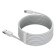 Cable Baseus, Type -C - USB, 5 A, PVC braid, 1.5 m, white