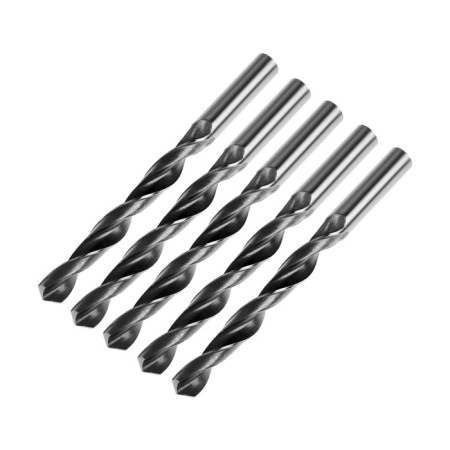 Metal drill, d = 12 mm, cylindrical shank, 5 pcs., GOST 10902