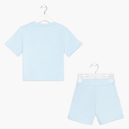 Kit for children (T-shirt, shorts) KAFTAN "BASIC Line" size 30 (98-104), blue color-13