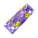 Penal is soft, 1 compartment, quadro, 70 x 200 mm, Hatber "Smile!" silicone+textiles, purple npn_72257
